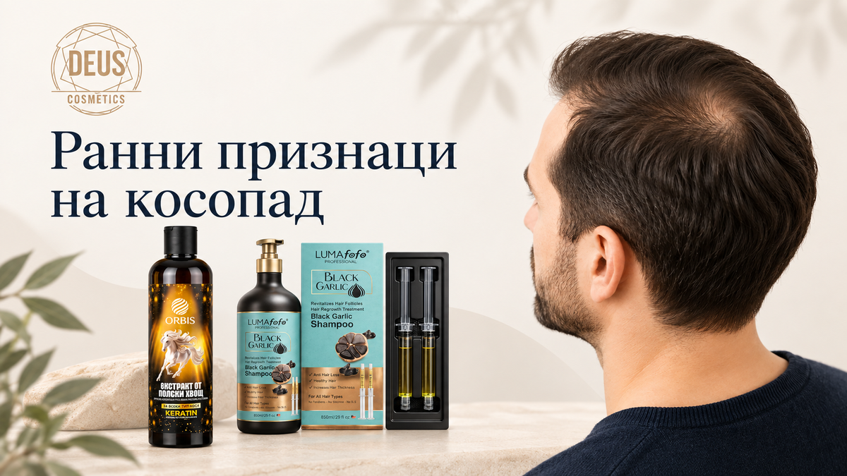 Първите признаци на косопад, които не бива да пренебрегвате