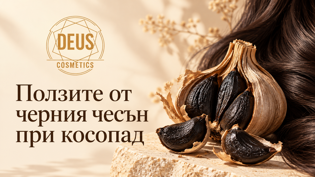 Силата на черният чесън и неговото приложение при косопад