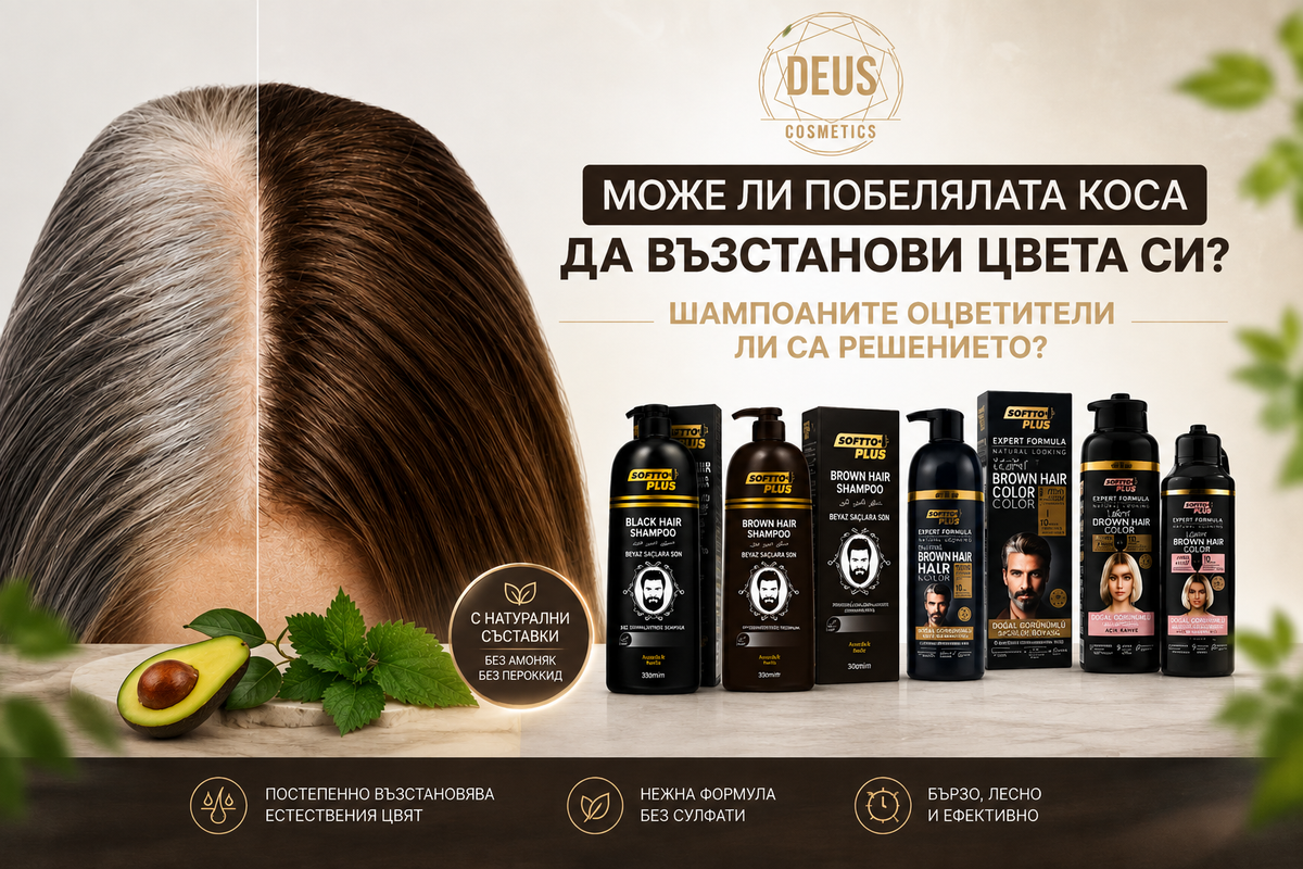 Може ли побелялата коса да възстанови цвета си? Шампоаните оцветители ли са решението?