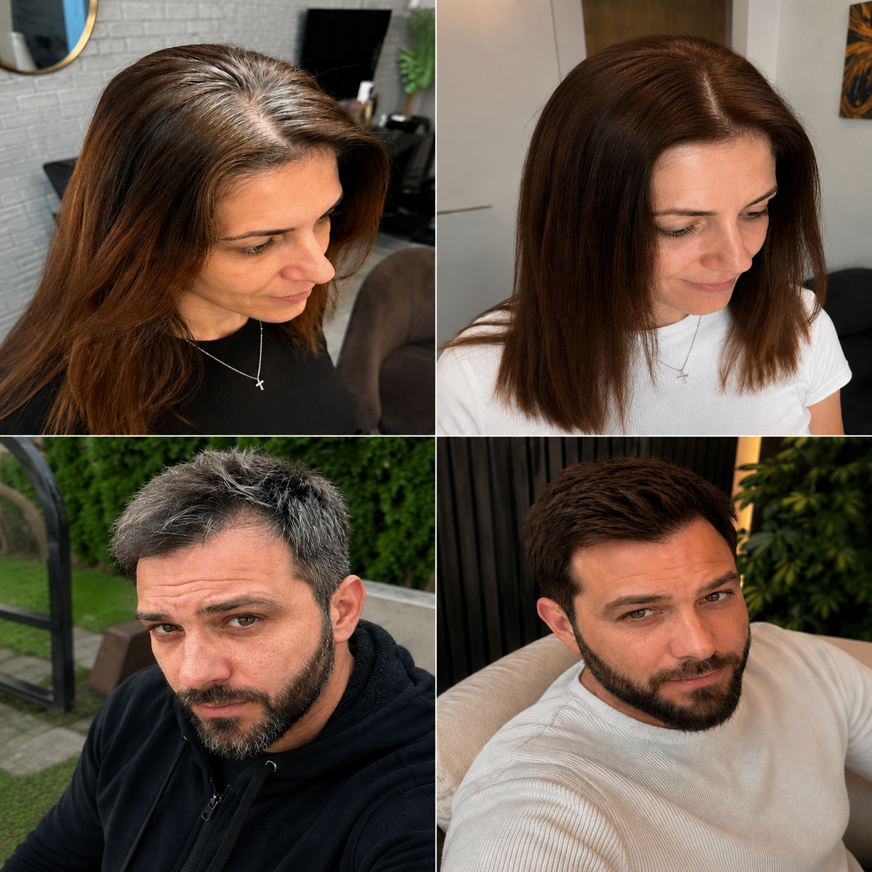Soffto Plus КЕСТЕНЯВ – Оцветяващ шампоан за коса